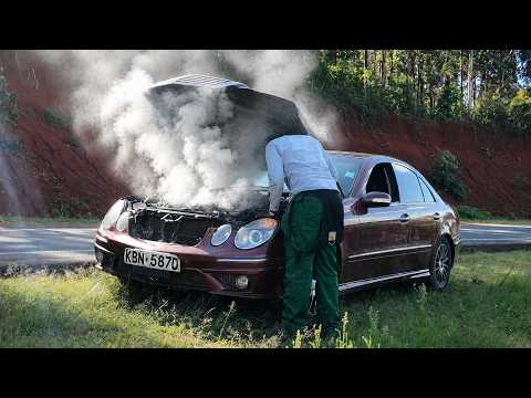 I finally turned a Diesel Mercedes Benz W211 into a perfect heating chimney Ep2