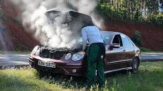 I finally turned a Diesel Mercedes Benz W211 into a perfect heating chimney Ep2