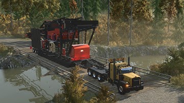 Farming Simulator 25 🚧 Landoll “2 Beam” Lowboy Trailer - UPGRADED - 🚧