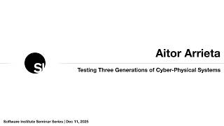 Aitor Arrieta // #SISeminarSeries​​ // December 11, 2025 Wealth