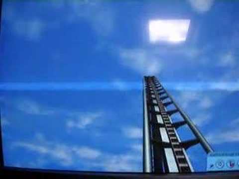 RCT3: Tallest Vertical Drop Roller Coaster - 3169ft