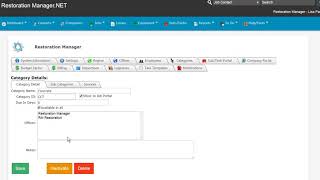Adding Categories, Sub Categories and Services