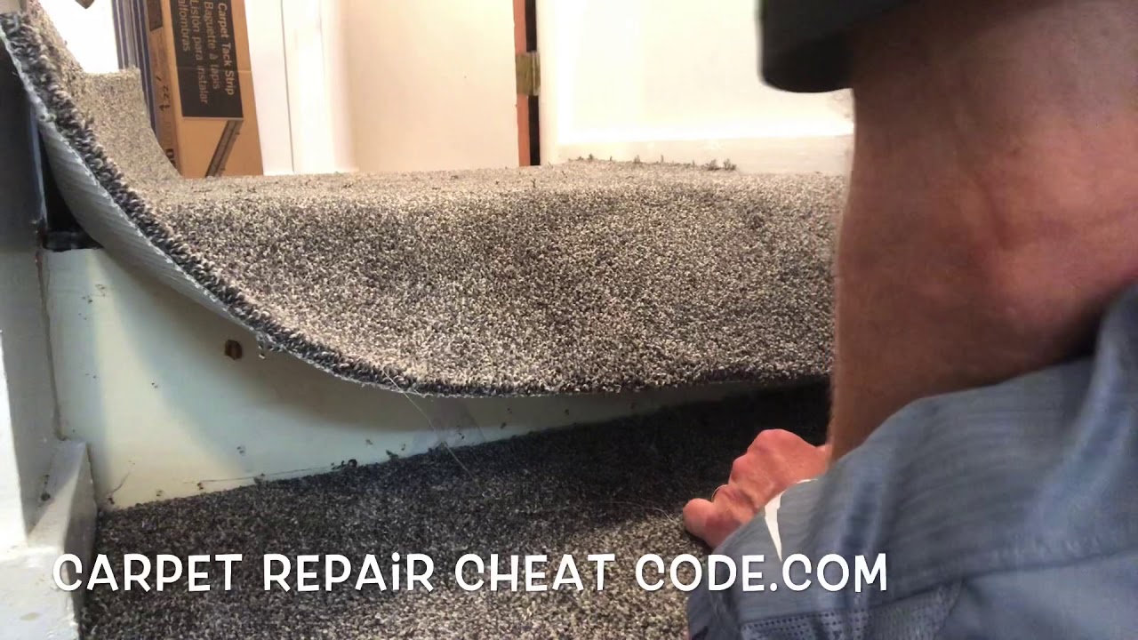 How To Carpet A Box Stair YouTube