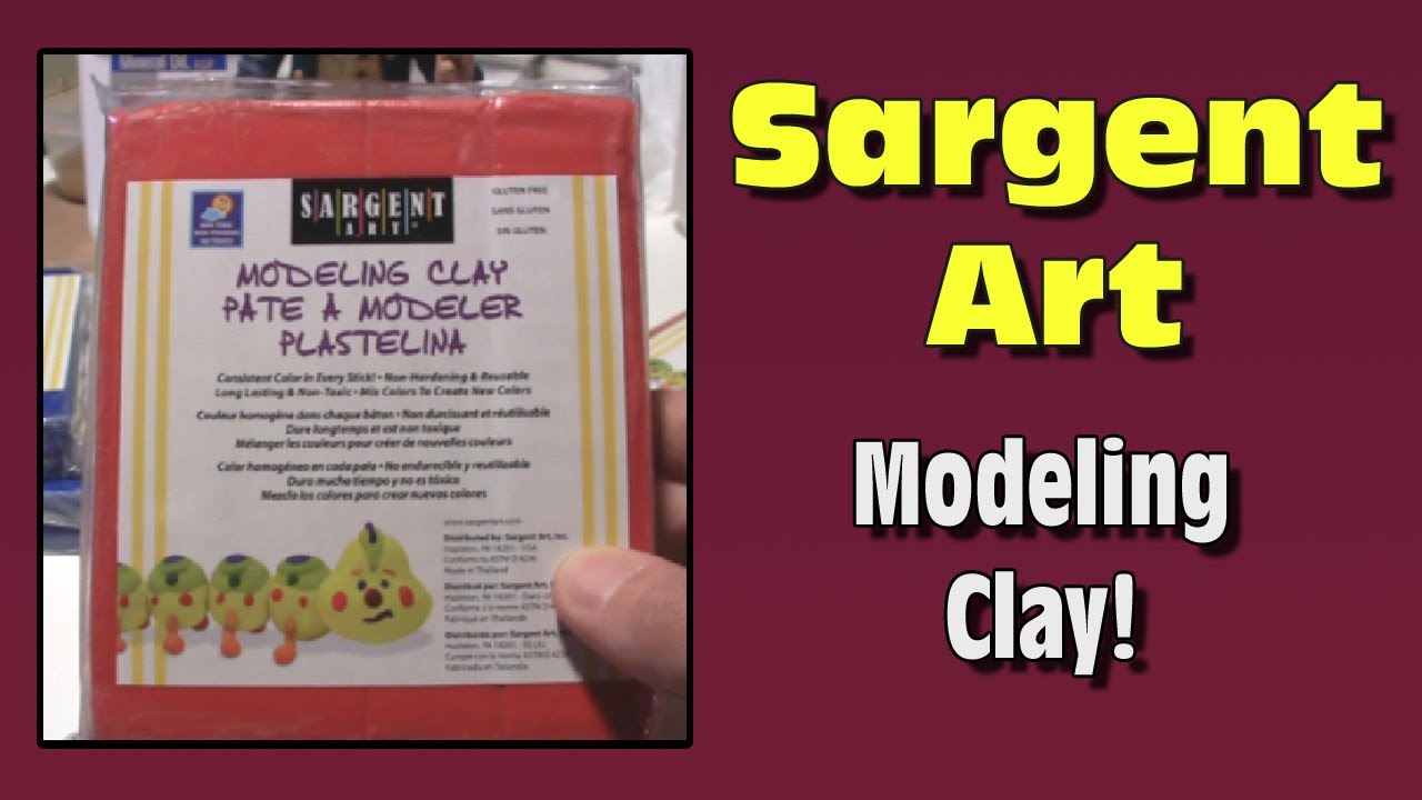 sargent art plastilina modeling clay instructions