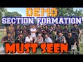 SECTION FORMATION !! #DEMO by #AFPF#Recruit#2023#exercise#ncc#police#army#assam#tactics