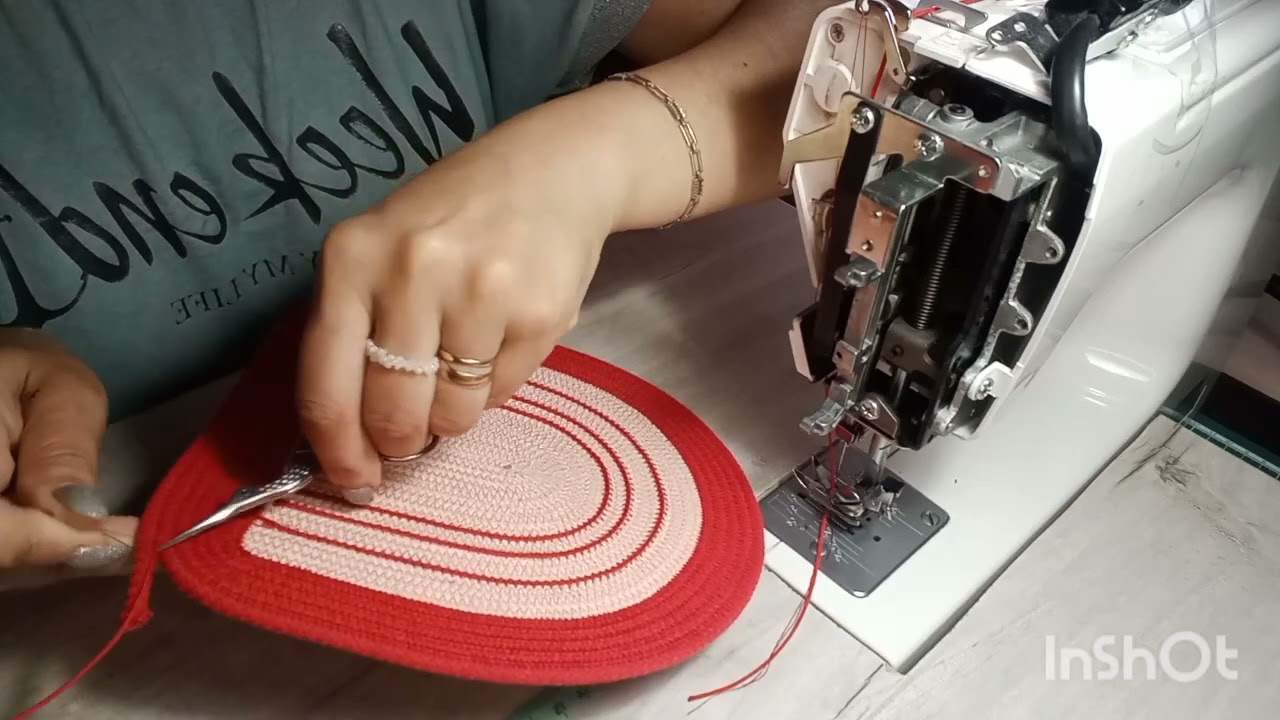 Шитье и крепление клапана.