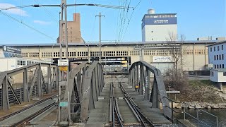 ★ 4K  Kleinhüningen Hafen  Basel SBB cab ride [02.2023] Führerstandsmitfahrt Switzerland