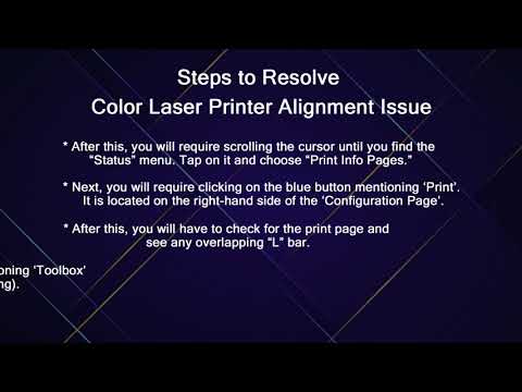 What are the Steps to Fix HP Color Laser Printer Alignment Issue 1