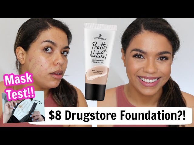 NEW essence Pretty Natural Foundation Review + Wear Test! - YouTube