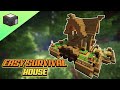 How to Build a SURVIVAL HOUSE in Minecraft EASY! | Small Minecraft House Tutorial Survival