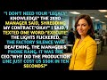 The 'Legacy' Expert He Fired Just Cost Him $50K in 10 Seconds | Corporate Revenge