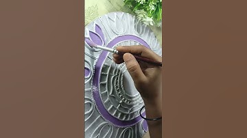 Lippan Art with mirror work #shorts #viral #youtubeshorts