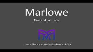 Marlowe 3 financial contracts - by Simon Thompson