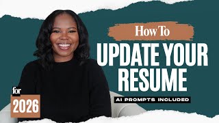 How to Update Your Resume for Maximum Impact in 2026 | AI Prompts Included