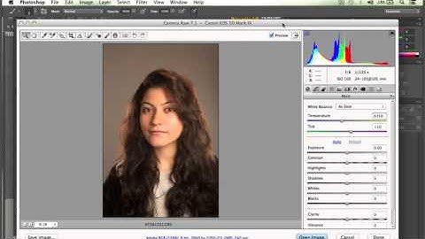 Free Photoshop Retouch Tutorial - Introduction to Camera Raw (Video 2)