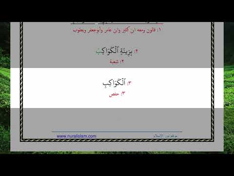 إنا زينا السماء الدنيا بزينة الكواكب 6 آية بالقراءات العشر الصغرى مقسم إلى آيات بصوت فائق البصري