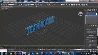 3DS Max Tutorial - How To Create A 3D Text.