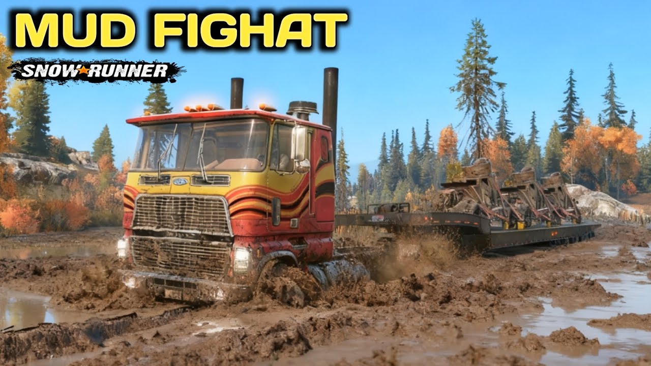 Ford CLT9000 Fights the Mud! Extreme Armored Car Towing – SnowRunner