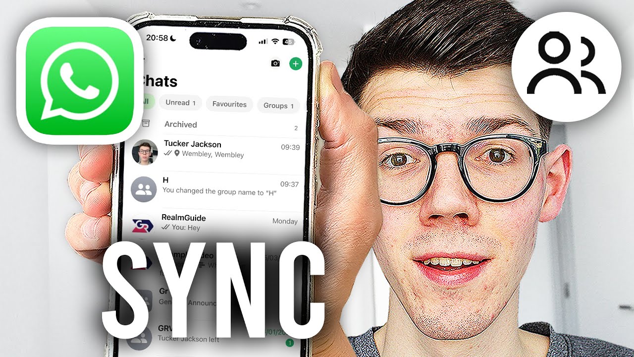 How To Sync WhatsApp Contacts - iPhone & Android - YouTube