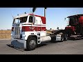 Freightliner FLA Cabover - (Hauling Huge Harvester) - Mobster Modding - American Truck Simulator ATS