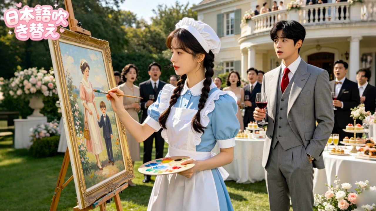 Masterpieces from around the world didn't catch the CEO's eye either. However, the brush that the girl casually drew at the party is a masterpiece! True love has arrived! #drama