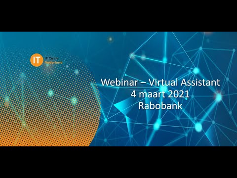 Webinar - Virtual Assistant - Rabobank - 4 maart 2021