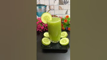 Refreshing Cucumber Juice Recipe 😋| Cucumber Juice #shorts #cucumber #juice