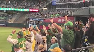Oakland As fans show up to final games before Sacramento move