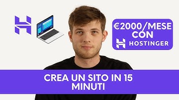 Come Creare un Sito Web in 15 Minuti (Con Hostinger)