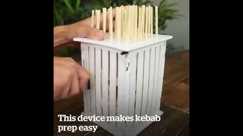 GleeVida 16 &36 Hole Box   Stainless Steel Skewers BBQ Tools