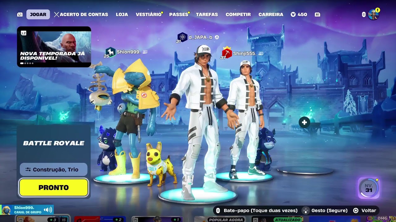 🇧🇷PS5🇯🇵 - FORTNITE AO VIVO🎮 JAPÃO - 日本 - 初心者