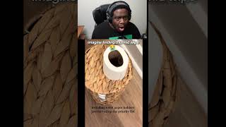 POV: you run out of toilet paper mid wipe