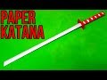 How to make a Paper Sword | Japanese Katana Sword