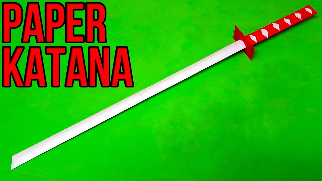 how to make a paper ninja sword