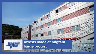 Arrests Made At Migrant Barge Protest | Jeremy Vine