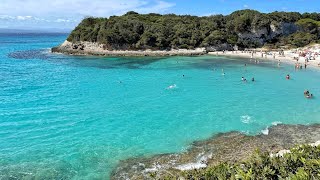 South of Corsica beaches. 4K