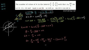 2117. Điều kiện lượng giác | Tính chất lượng giác và ví dụ | Lượng giác | Khan Academy