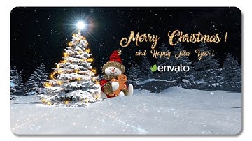 Christmas Snowman Opener | After Effects Template