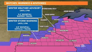 LIVE RADAR: Heavy snow falls Thursday