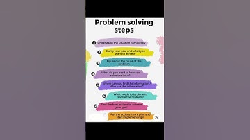 Best Problem Solving steps II Follow this amazing problem solving steps #Probelm solving tips