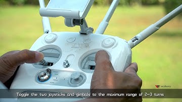 VOYEGER4 and F8W remote controller operation video Remote joysticks calibration（遥控摇杆校准）