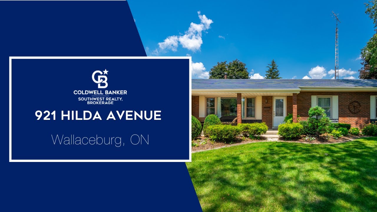 Sarnia Real Estate 921 Hilda Avenue, Wallaceburg, Ontario, Canada