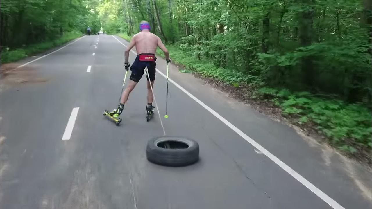Тренировка с покрышкой