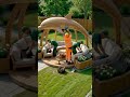 On a budget? Stunning circular outdoor seating design 💡