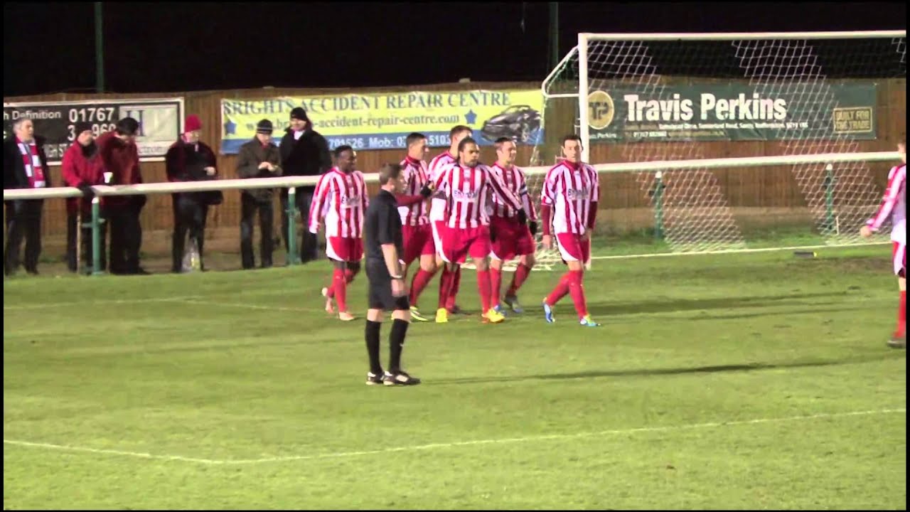 Biggleswade Town v Stourbridge FC Highlight's Calor Southern League Premier 26-11-2013