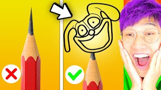 LANKYBOX'S CRAZIEST ART VIDEOS EVER! (POPPY PLAYTIME, AMAZING DIGITAL CIRCUS & MORE!)