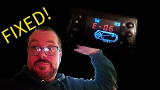 Celebrity Diesel Heater Error Code E06 FIX! #vanlife Wealth