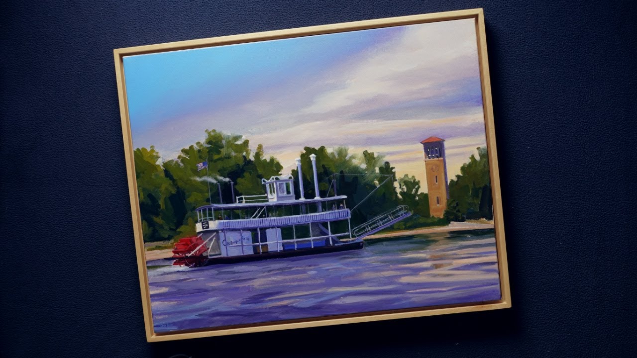 How to Frame a Canvas With a Floater Frame