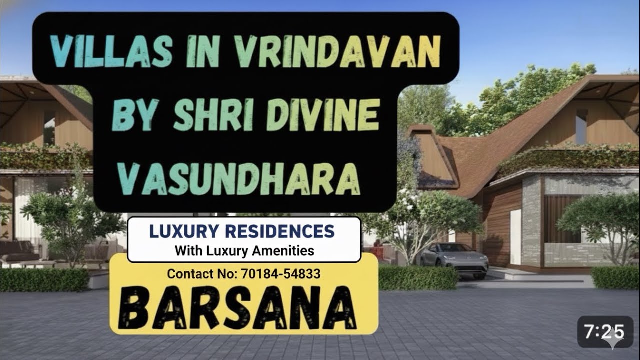 Shri Divine Vasundra Project Vrindavan | Live Where Devotion Meets Luxury |