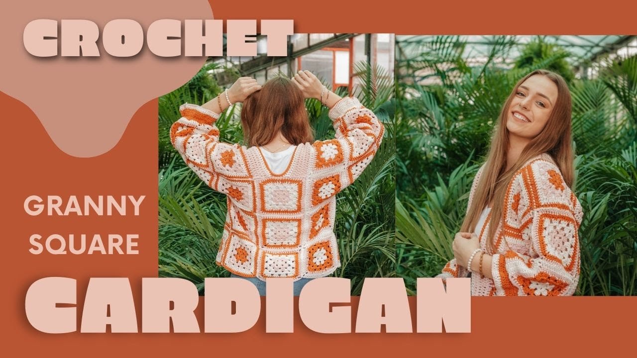 Granny Square Cardigan Tutorial | Crocheting Trends | RahReeDesigns